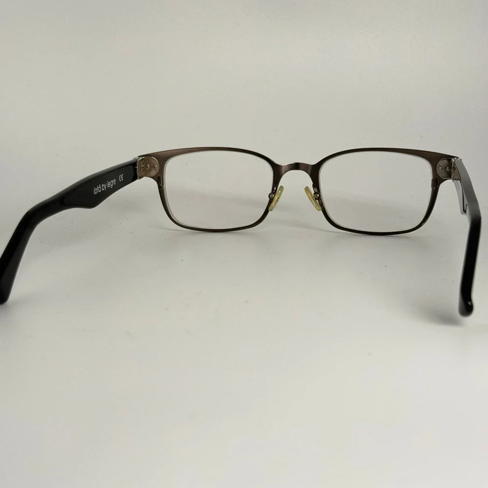 iota by‎ legre Alan B2 49-19-140 Brown Rectangular Eyeglasses Frames Mens Womens